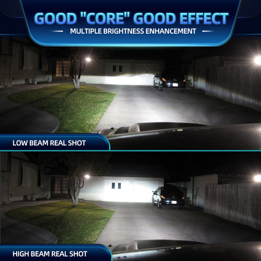 500w Asia Car LED Headlights Turbo Canbus H4 9005/6 H11 For All Cars 2.5