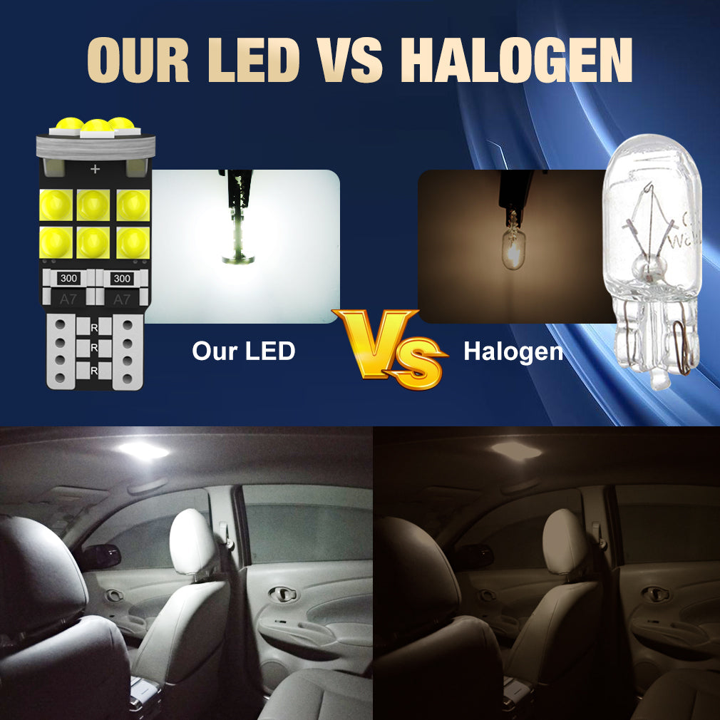 15 SMD T10/15 Parking Lights Reading lamp trunk lights 6000k (2pcs)