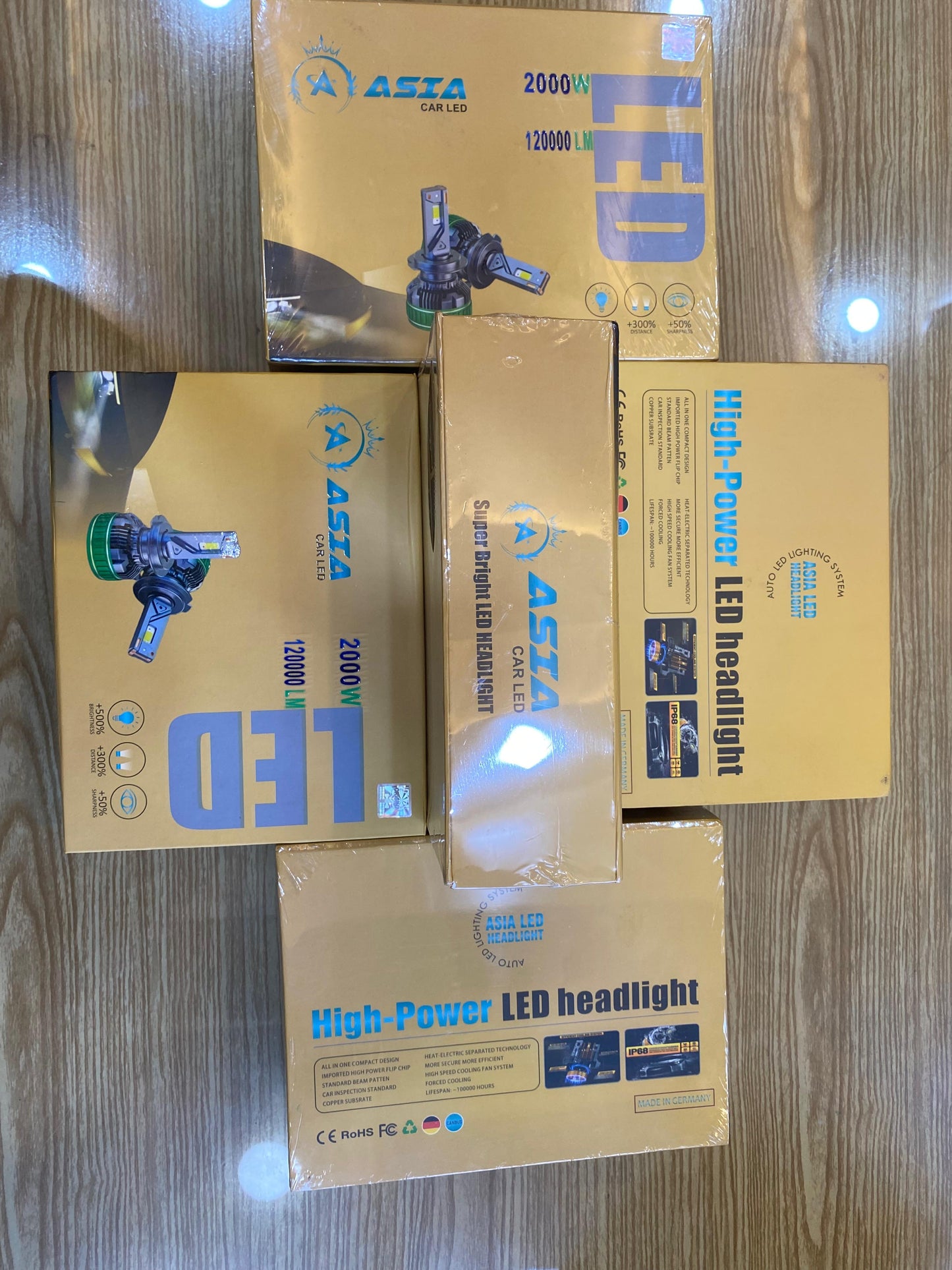 Asia 2000w Led Lights Bulbs For Cars H4 9005/6 H7 H11 Cutt off Turbo LED Lamps High Low Beam For All Cars 5.0 Version (Copy)