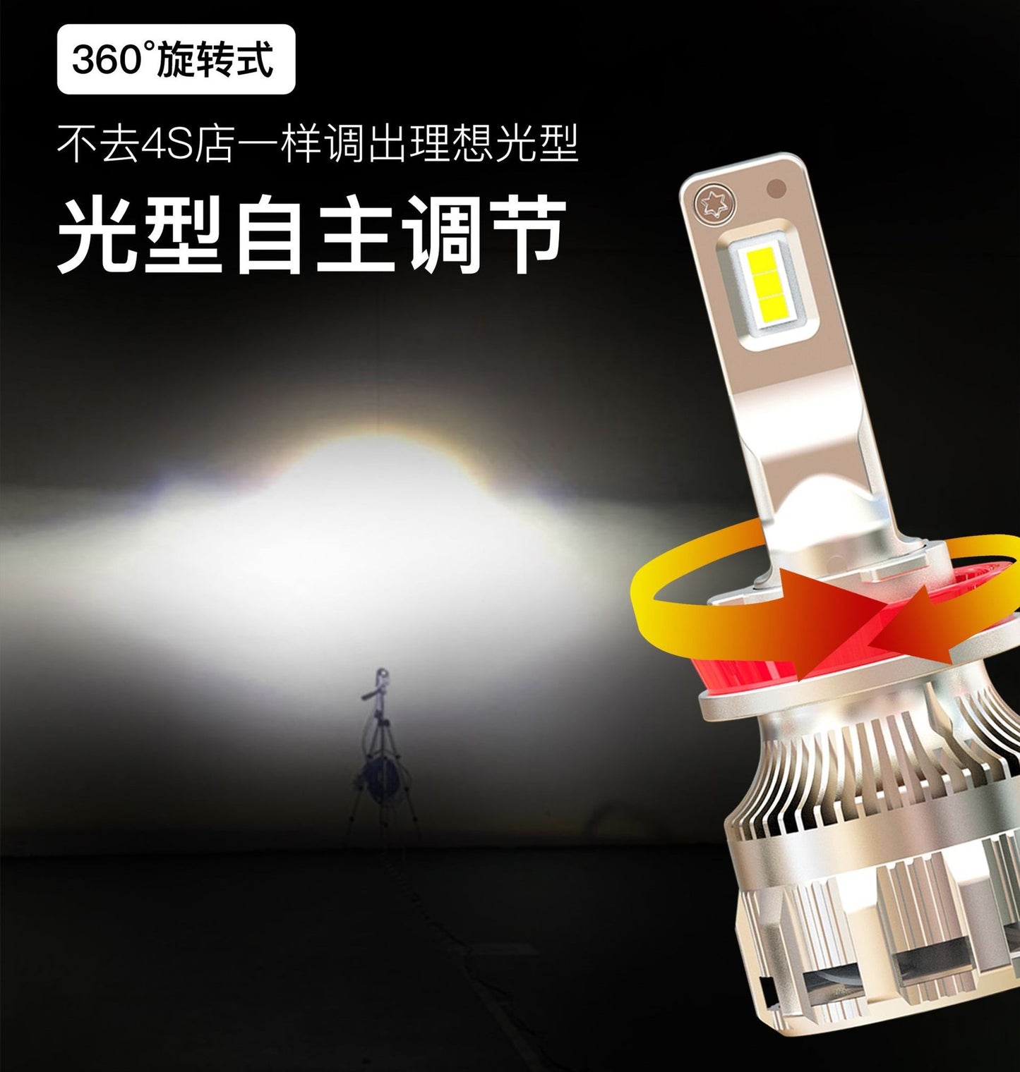 Asia 350w Led Headlights Bulbs For Cars  Cutt off Turbo LED Lamps High Low Beam For All Cars