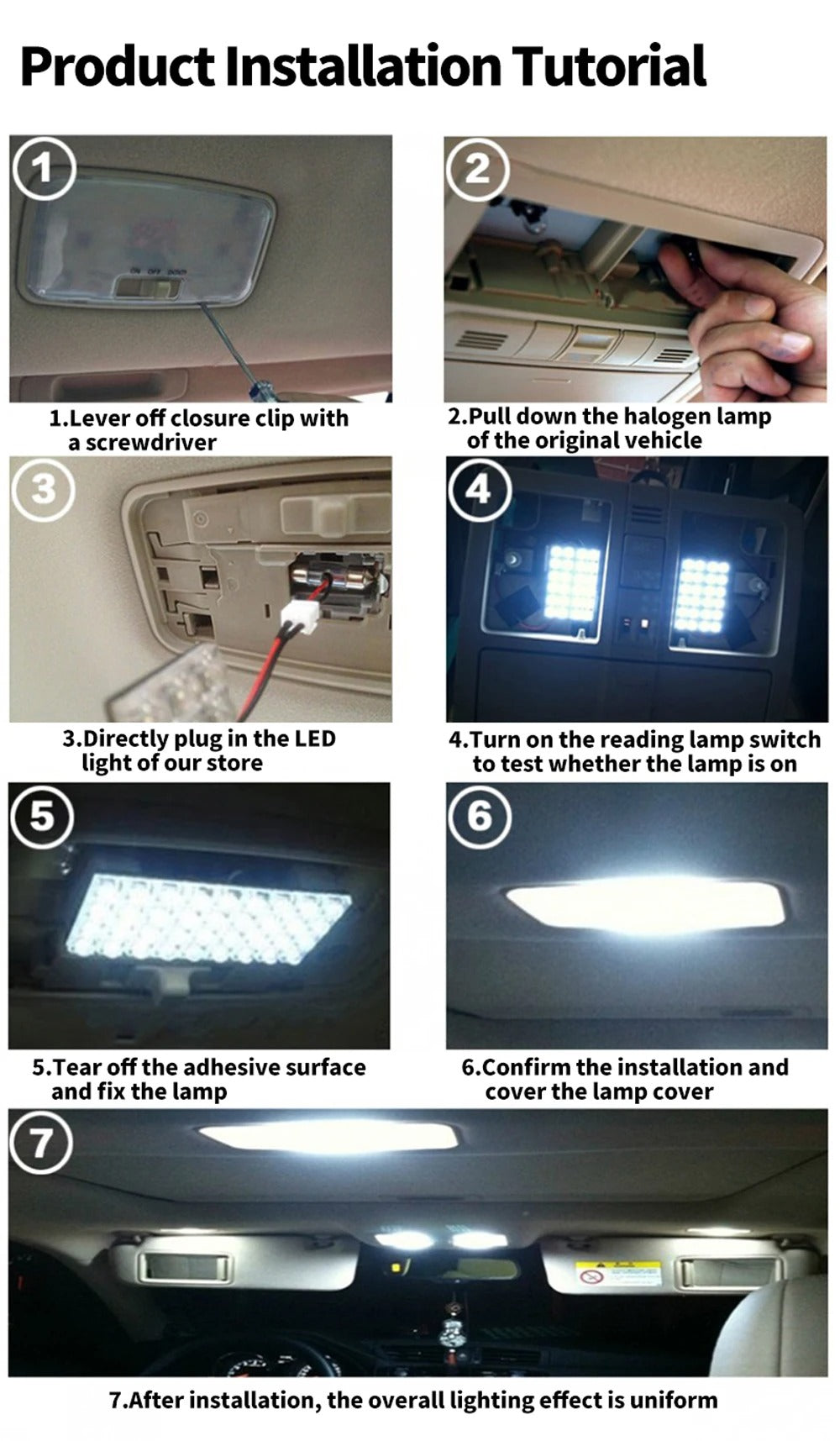 24 SMD LED Bulbs 12V WY5W C5W C10W Festoon Car Interior Map Dome Reading Parking Lights Auto Lamp